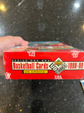 rare and unopened 1998-1999 Upper Deck Choice basketball box featuring iconic player Michael Jordan from the Chicago Bulls.