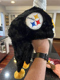 Pittsburgh Steelers NfL plush fabric team logo helmet hat