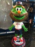 Wally the mascot of the Boston Red Sox 2013 World Series bobblehead, manufactured by Forever Collectibles.