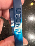 UConn Huskies NCAA Team Adult Mylar Team Color and Logo Wristbands 3 Pack is a set of wristbands perfect for any fan of the basketball team.