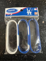 Los Angeles Dodgers Mlb 3 pk silicone adult wristbands Dodger Blue