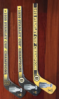 Boston Bruins rare Stanley Cup mini hockey sticks commemorative set of 3 sticks
