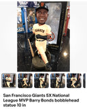 San Francisco Giants 5X National League MVP Barry Bonds bobblehead statue 10 in.