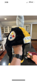 Pittsburgh Steelers NfL plush fabric team logo helmet hat