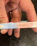 St. Louis Cardinals 3pk silicone adult wristbands. Contains 3 different wristband 1 pink 1 baby blue with one being tie die.