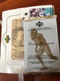 2000 Upper Deck Gold Reserve football pack unopened mint . Possible Brady rookie