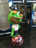 Wally the mascot of the Boston Red Sox 2013 World Series bobblehead, manufactured by Forever Collectibles.