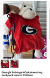 Georgia Bulldogs NCAA team mascot drawstring backpack childs