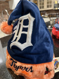 Detroit Tigers with this festive MLB team logo plush adult Santa hat from Foco.