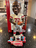 New York Giants Osi Umenyiora #72 Super Bowl 42 ring base Bobblehead