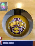 Los Angeles Lakers rare 2020 NBA Champion Bulb Commerative Ornament