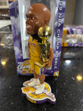 2009 Los Angeles Lakers Championship rare Derek Fisher trophy bobblehead, produced by Forever Collectibles.