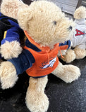 Denver Broncos NFL team logo plush hoody bear.

New with tags