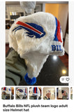 Buffalo Bills NFL plush team logo adult size Helmet hat