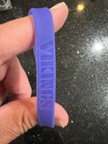 Minnesota Vikings NFL Adult Mylar Team Color and Logo Wristbands Bracelets 3pk by Forever Collectibles