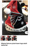 Atlanta Falcons plush team logo adult santa hat.

New with tags