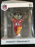Kansas City Chiefs Super Bowl 54 KC Wolf Mascot Ornament is a collectible item from Forever Collectibles