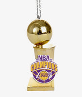 Los Angeles Lakers 2020 NBA Championship Commerative Xmas Trophy Ornament by Forever Collectibles