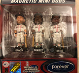 Boston Red Sox 2004 MLB World Series Champions mini bobblehead set Ortiz Ramirez Damon.