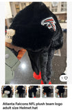 Atlanta Falcons adult plush NFL team logo helmet hat