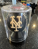 New York Mets embroitered Rawlings collectible base in case..