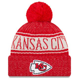 Kansas City Chiefs New Era 2018 NFL Sideline Cold Weather Official Sport Knit Hat – Red