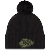 Kansas City Chiefs New Era Royale Cuffed Knit Hat – Black