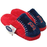 Boston Red Sox MLB Plush Slide Slippers Fuzzy Slide