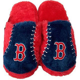 Boston Red Sox MLB Plush Slide Slippers Fuzzy Slide