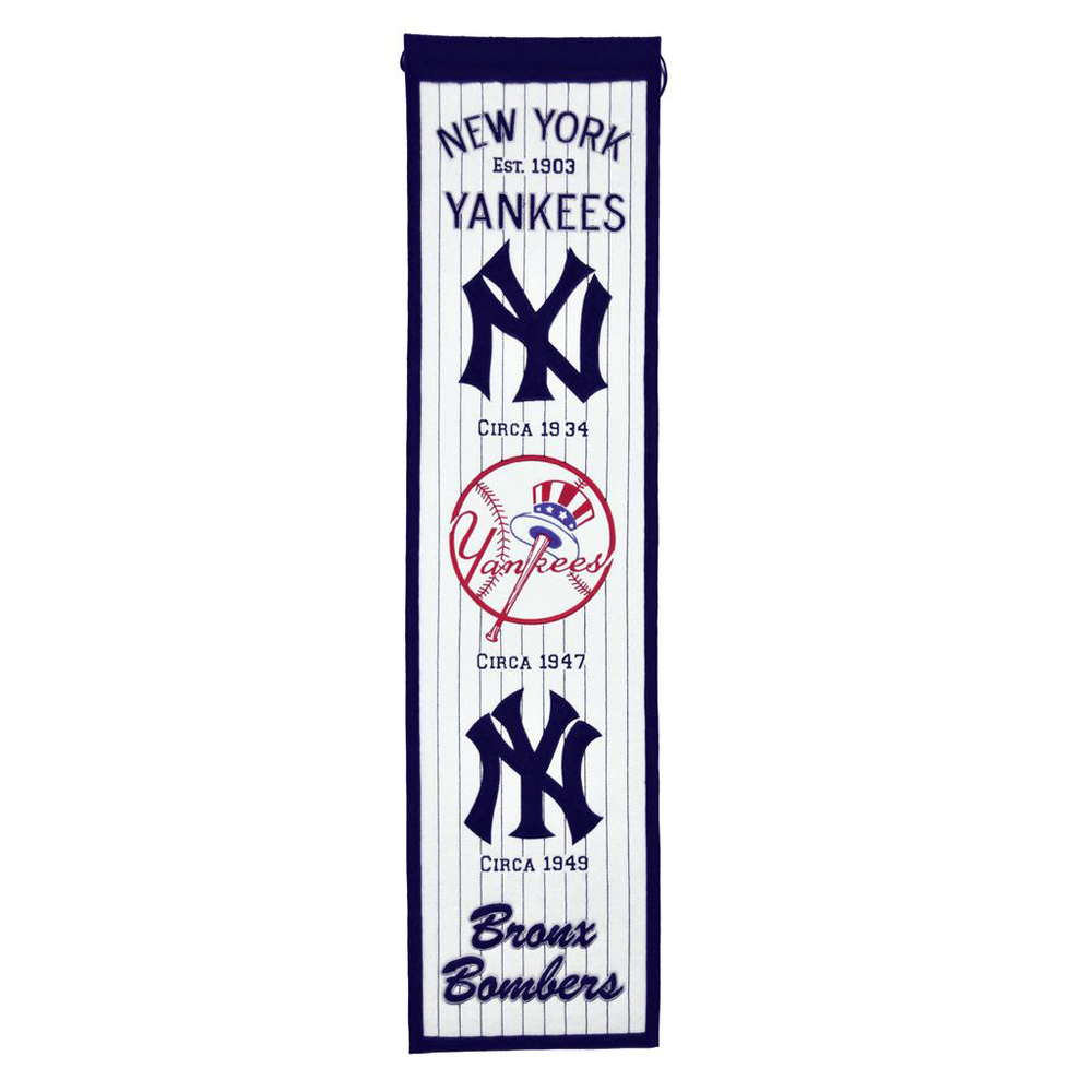 New York Yankees Heritage Banner 14x 38