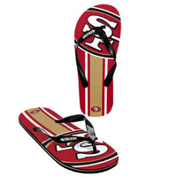 SF 49ers official NFL Unisex Flip Flop Beach Shoes Sandals slippers