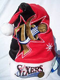 Philadelphia 76ers Mistletoe plush Santa Hat adult