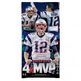 TOM BRADY 4X SUPER BOWL MVP CHAMPION  NEW ENGLAND PATRIOTS SPECTRA BEACH TOWEL 30" X 60"