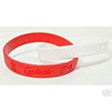 St Louis Cardinals Team ID Links 2 Interlocking Rubber Wristbands Bracelets  New