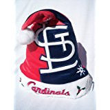 St Louis Cardinals MLB plush large team logo santa hat