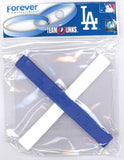 LA Dodgers linked interlocking Wristbands white and blue MLB bracelet