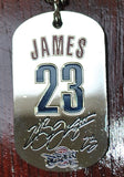 Lebron James Cleveland Caveliers metal military style Tag Necklace