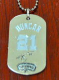 Tim Duncan San Antonio Spurs Dog tag Necklace