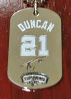 Tim Duncan San Antonio Spurs Dog tag Necklace