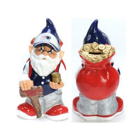 New England Patriots NFL Team Gnome Bank