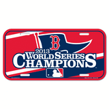 BOSTON RED SOX 2007 WORLD SERIES CHAMPIONS  WINCRAFT LICENSE PLATE