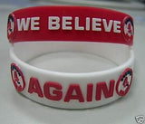 Red Sox "AGAIN" AND "WE BELIEVE commerative wristband set (from 2004 season) rare