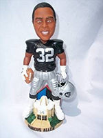 Oakland Raiders Marcus Allen 10 inch HOF Hall Of Fame statue rare bobblehead