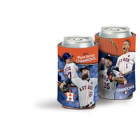 Houston Astros MLB World Series Champions Player Collectible Can Cooler 12 oz.