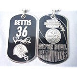 Rare Bettis #36 Pittsburgh Steelers Super Bowl XL (40) Championship Blatinum Dogtag