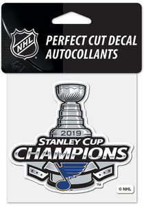 St Louis Blues 2019 Stanley Cup Champions Double UP Decal Sheet