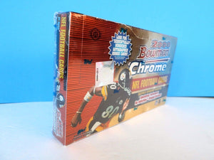 2000 Bowman Chrome Football Box factory sealed possible Tom Brady RC