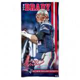 Tom Brady England Patriots Spectra Beach Towel 30" x 60"