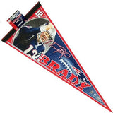 New England Patriots rare Tom Brady official limited edition 29" felt pennant