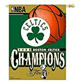 Boston Celtics NBA Finals Champions Vertical Banner Flag